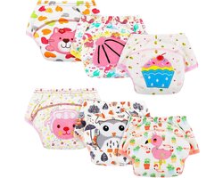 Herbruikbare Baby Luiers, Set van 6 Training Onderbroeken, Ademend en Comfortabel voor Jongens en Meisjes, Perfect voor Zindelijkheidstraining
