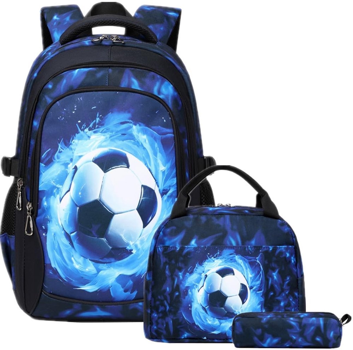 Dailygoods- Rugzak Jongens - Schoolrugzak - Rugzak Kinderen - Verstelbare Schouderbanden - Waterdicht - Ergonomisch Achterpaneel - Abstracte Bedrukking - Schooltas