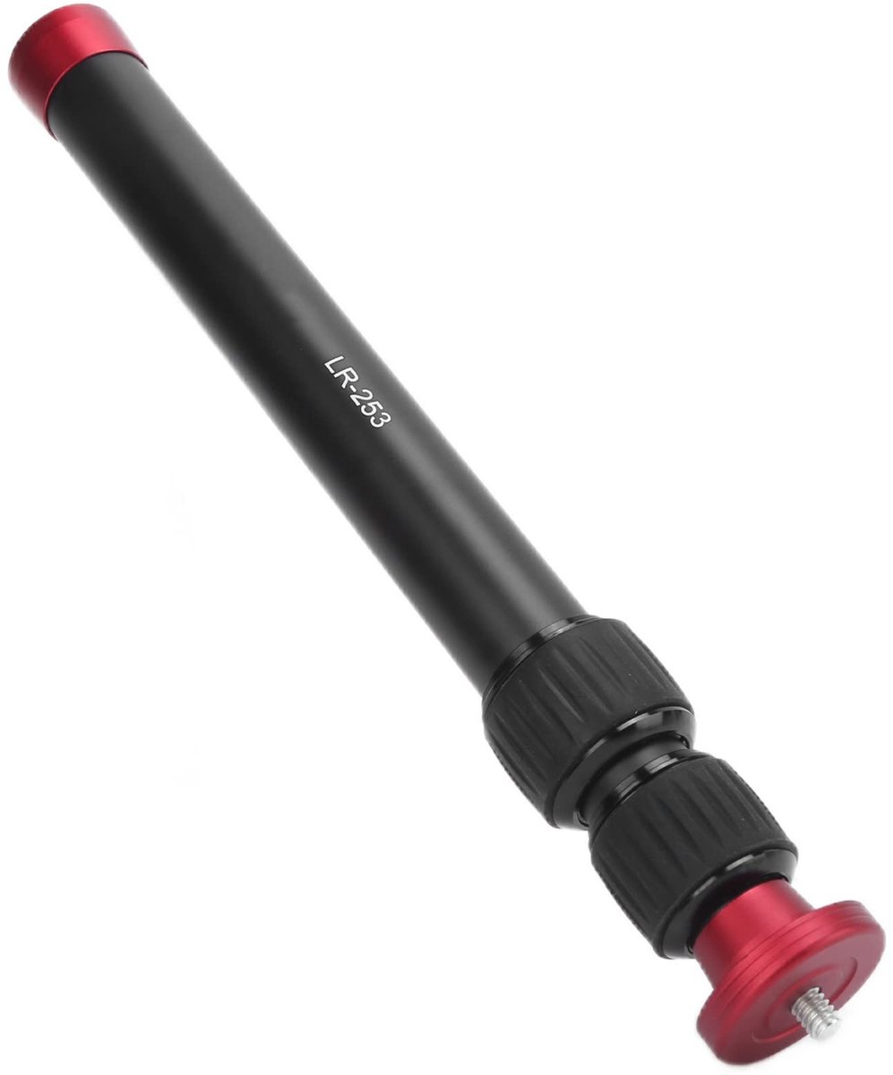 Dailygoods- Monopod Aluminiumlegering - Draagbare Monopod - 3 Secties - Maximale Belasting 5kg - Werkhoogte 26,5-55,5 cm - Geschikt voor Spiegelreflexcamera - Camera Statief