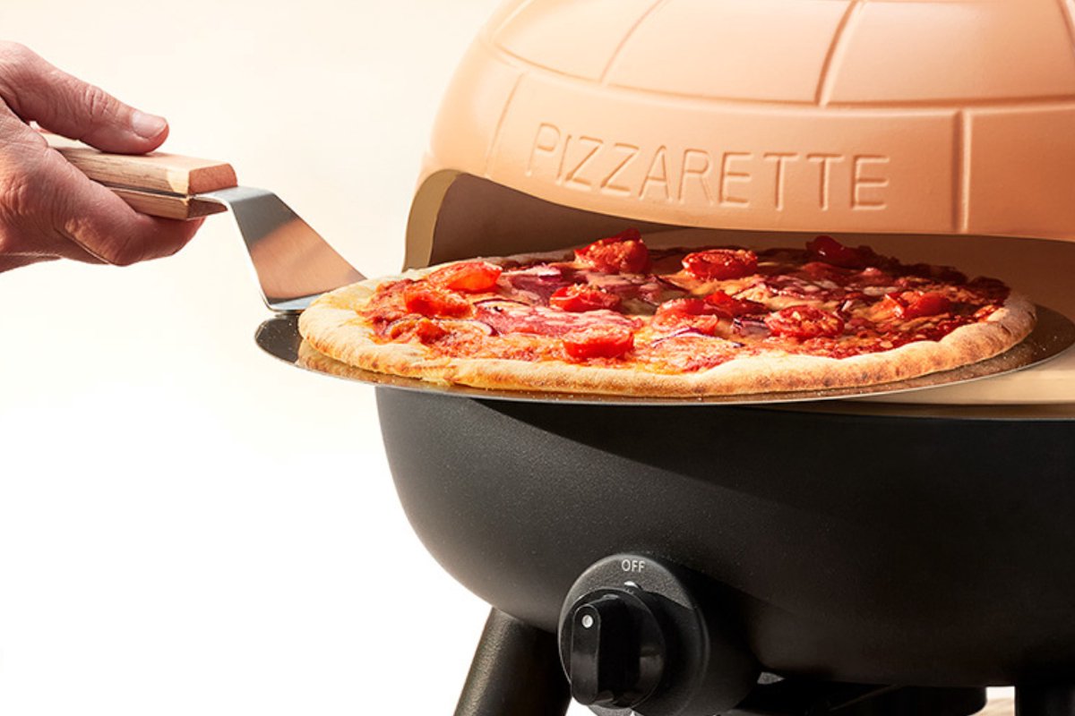 Rookvrije Gasbarbecue - Gas BBQ - Vetafvoer - Gietaluminium grill plaat met ribbels - Rookvrij - incl. Pizzaoven accessoires – foto 4