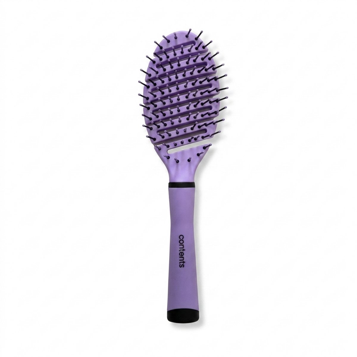 Flexibele Paarse Haarborstel – Ontklit Zacht & Pijnloos – Voor Nat & Droog Haar