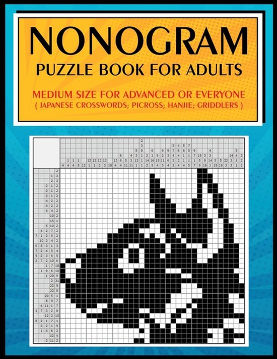 Nonogram Puzzle Book for Adults - cover