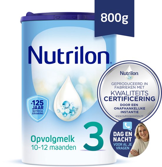 Nutrilon 3 Opvolgmelk - Flesvoeding Vanaf 10 Maanden - 800g