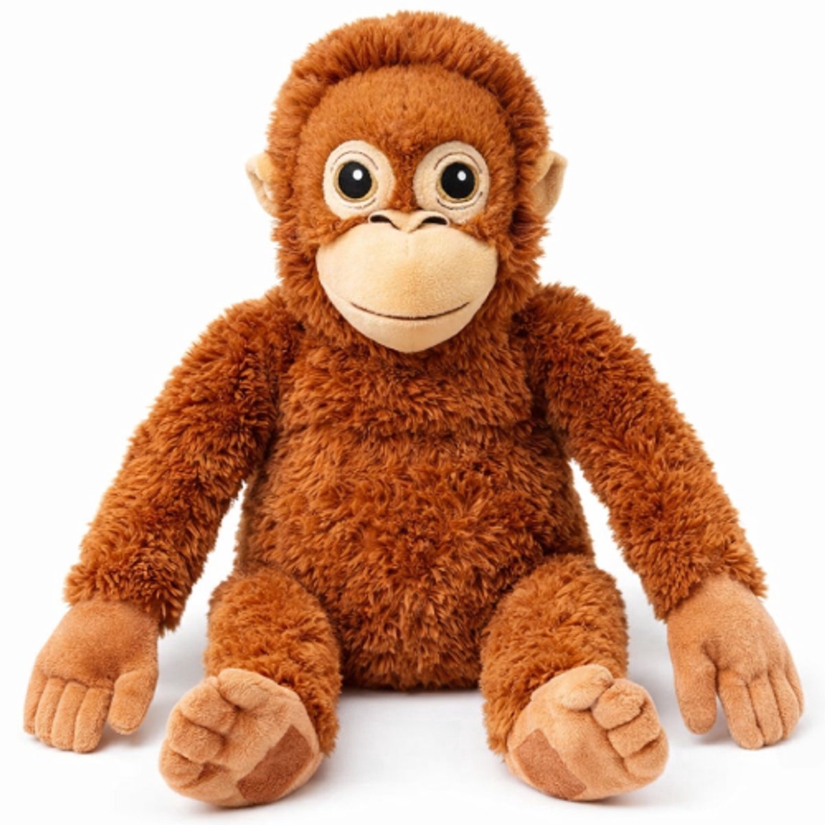 Topknuffels - Punch de Aap Pluche Knuffel 35 cm - Monkey Plush Toy - Orang-oetan, Chimpansee, Gorilla - Speelgoed Knuffels voor Kinderen Jongens Meisjes - Dierentuin Animal Dieren Knuffeldier