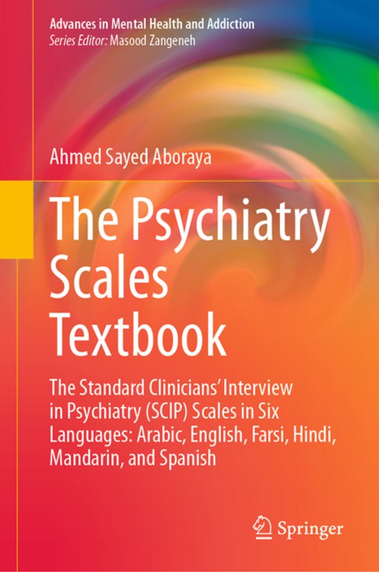 Advances in Mental Health and Addiction-The Psychiatry Scale ... - cover