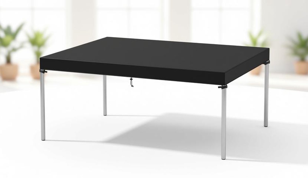 ElleMooi Waterdichte Hoes voor Tuintafel - Winddicht & UV-bestendig - 190x80x15 cm - Extra Sterk 420D Oxford