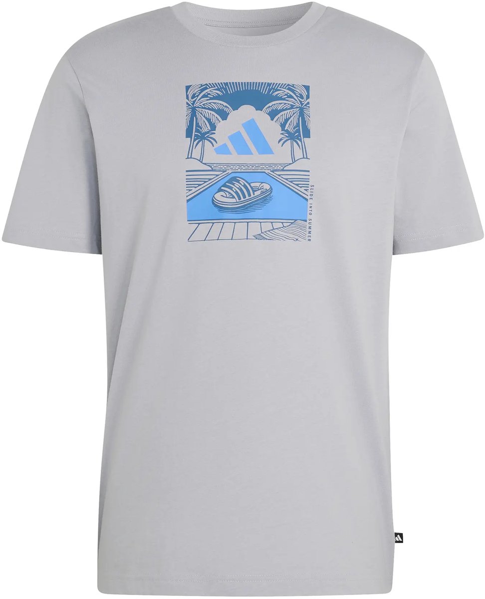 T-shirt adidas Summer Slides Relax Graphic Halsil