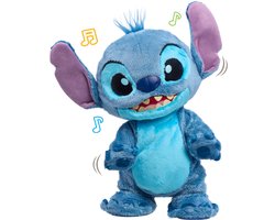 Disney Stitch - Double Trouble Stitch - Interactieve pluchen knuffel - Brabbelt-danst-zingt-kruipt