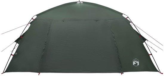vidaXL - Huisje - Tent - met - dak - Leger - Groen - 400 - x - 210 - x - 180 - cm - Polyester van Vidaxl — afbeelding 3