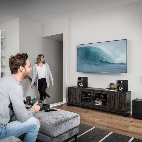 Solidchoice - Actieve Boekenplank Speakers 2.0 met Brede Geluidsweergave — afbeelding 5