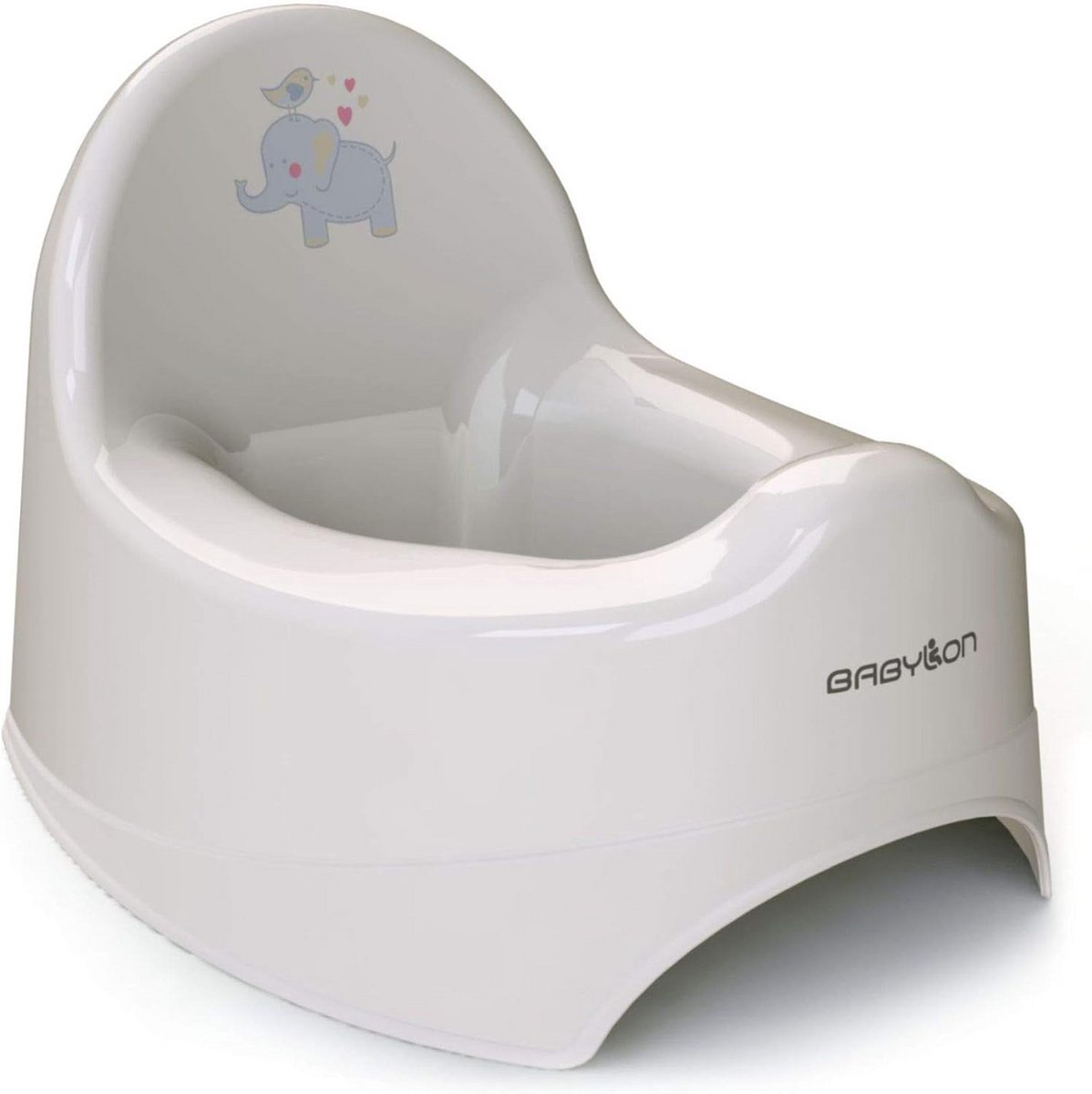 Kinderpotje Nautilus - Kinder toilet - Zindelijkheidstraining - Antislip en ergonomisch - 32 x 26 x 22 cm - Grijs
