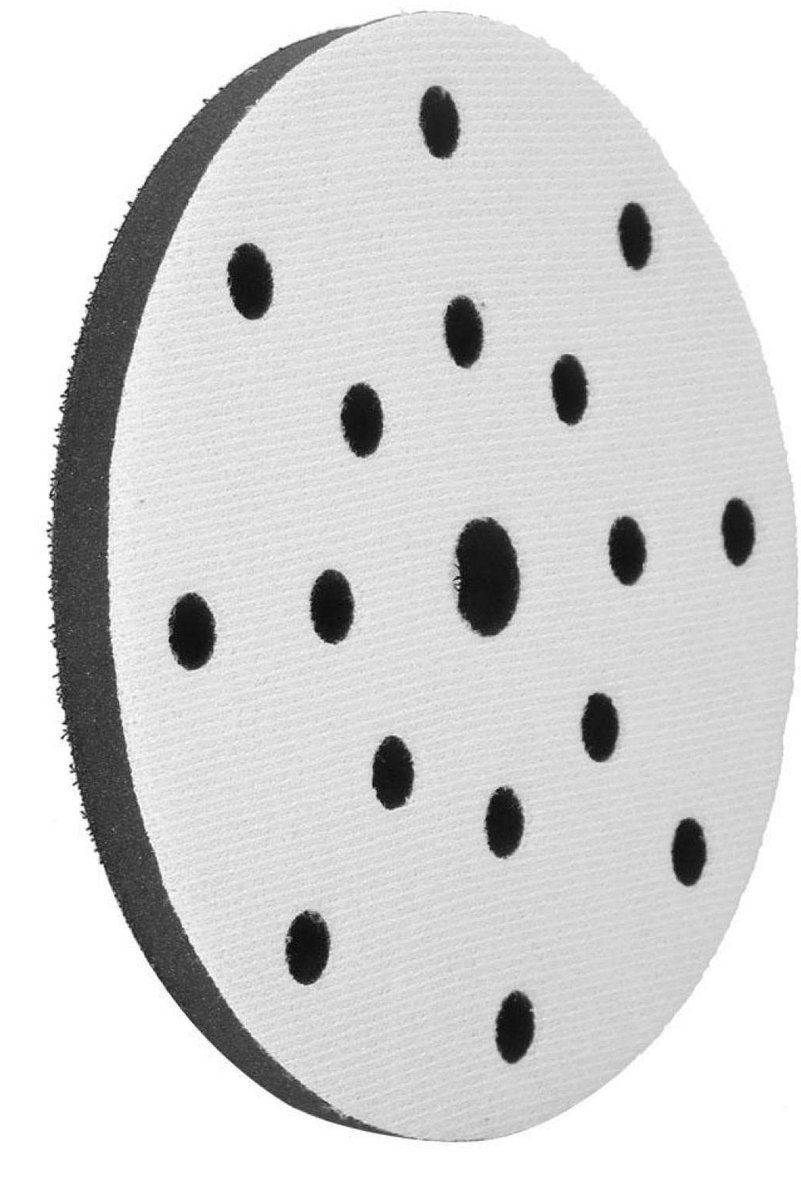 Dailygoods- Schuurpad 150mm - Zachte Spons - 15 Gaten - Voor Polijstmachines - Lichtgewicht - Schuurfunctie - Polijstpad