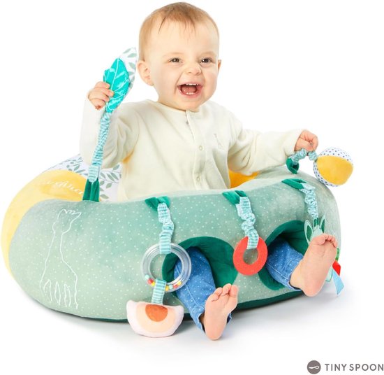 Babyzitje met Speelgoed - Speelstoel Activiteiten - Baby Ontwikkeling - 2-in-1 Functionaliteit - 83 x 60 x 110 cm - Meerkleurig — afbeelding 2