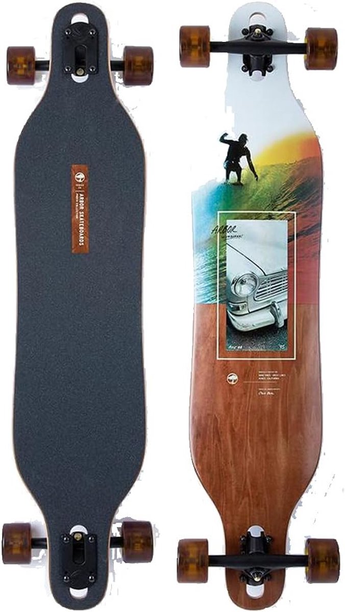 Cruiser Longboard Compleet Skateboard Comfortabel Cruisen Zachte Wielformule 40 inch Lengte Multi