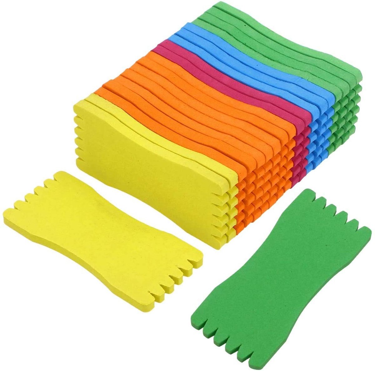 Dailygoods- Vislijn Opwikkelaar EVA-schuim - 20 Stuks - 10x5x0,6 cm - Lichtgewicht - Accessoires - Bescherming tegen beschadiging - Vislijnspoel
