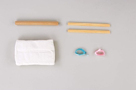 Set voor het maken van afdrukken van babyhandjes en -voetjes met lijst van Little Moments — afbeelding 2