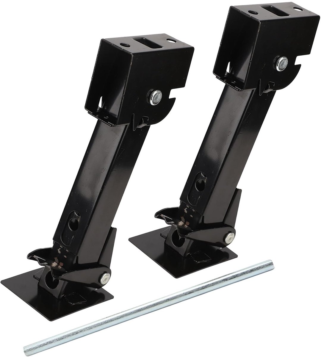 Dailygoods- Aanhangerstabilisator 295 kg ondersteuning - Stabilisatorlifter - Telescopisch neerklapbaar - Draagvermogen 454 kg - Instelbare afmetingen 290-455 mm - Hoogwaardig ijzer - Stabilisator