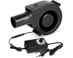 Dailygoods - Radiale Ventilator 12 V met Snelheidsregelaar