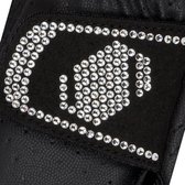 Handschoen V-Skin Swarovski Black - 6.5 | Paardrij handschoenen