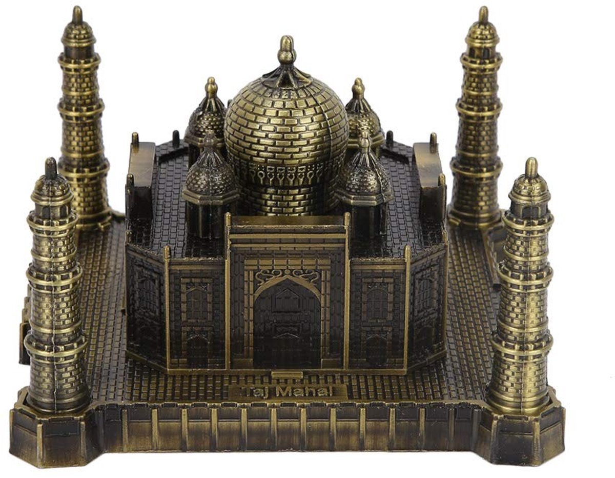 Dailygoods- Taj Mahal Model Vintage Stijl - Beeldjes Decoratie - Sculptuur - Beelden Voor Binnen - Souvenir - Uniek Meubelstuk - Beeldje
