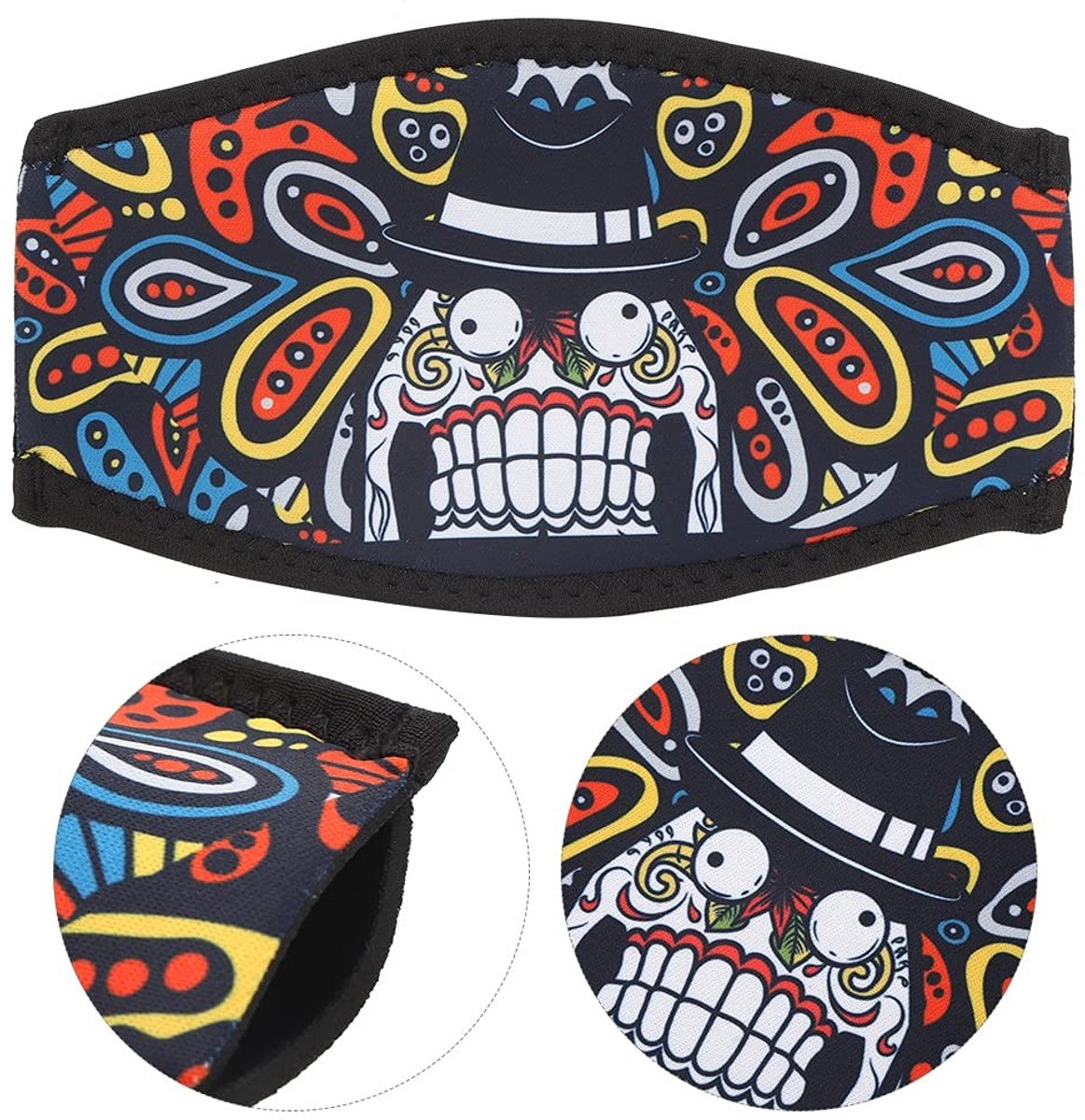 Dailygoods- Haarbeschermer Dubbelzijdig - Duikmasker - Snorkelmasker - Comfortabel - Lichtgewicht - Neopreen Materiaal