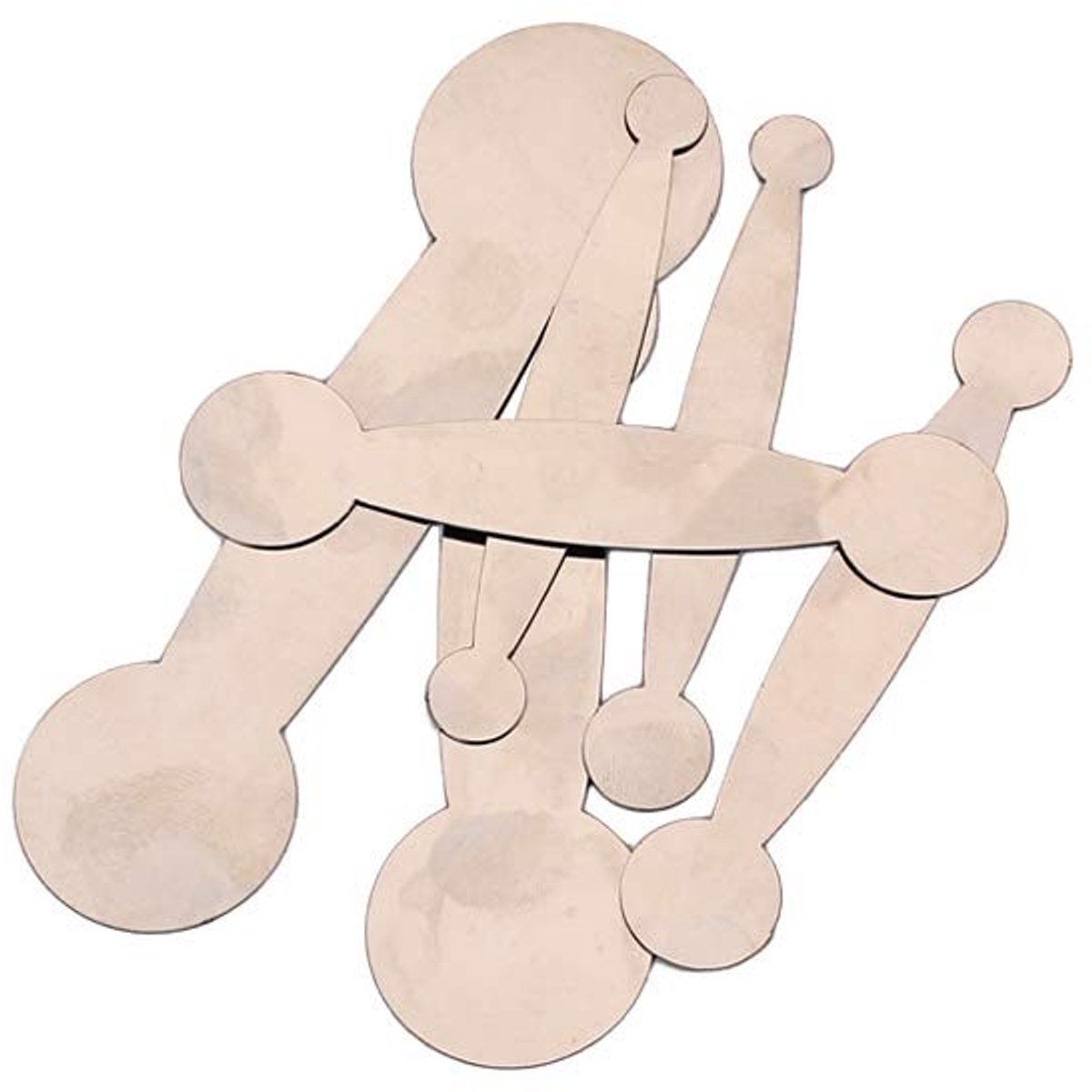 Dailygoods- Klarinet Pads Reparatieset - 6 Stuks - Staal - Lederen Pad - Duurzaam - Praktisch Gebruik