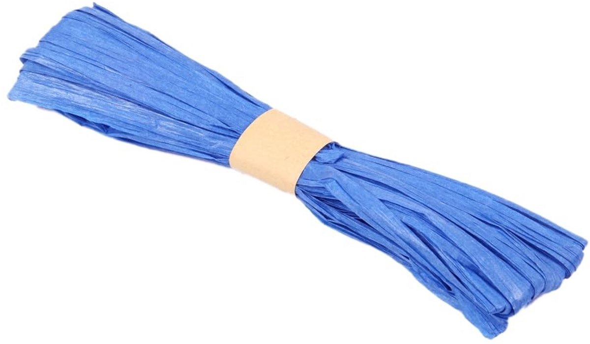 Dailygoods- Bastband 20 m - Handgemaakt Gevlochten Basttouw - Decoratie voor Boeketten - Bindbast voor Tuin en Geschenken - Breedte 3,5 cm - Verkrijgbaar in Diverse Kleuren - Knutselband