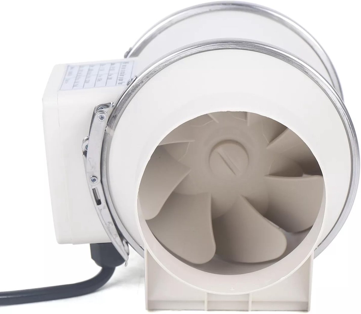 Afzuigventilator Buis - Kanaalventilator Ventilator - Lucht Afzuigen - Makkelijk Demontabe