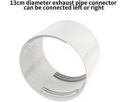 Dailygoods- Afvoerslang 150mm - Uitbreidingsbuis - Geschikt voor mobiele airco's - Verstelbaar - Connector - Duurzaam materiaal - Airco Slang