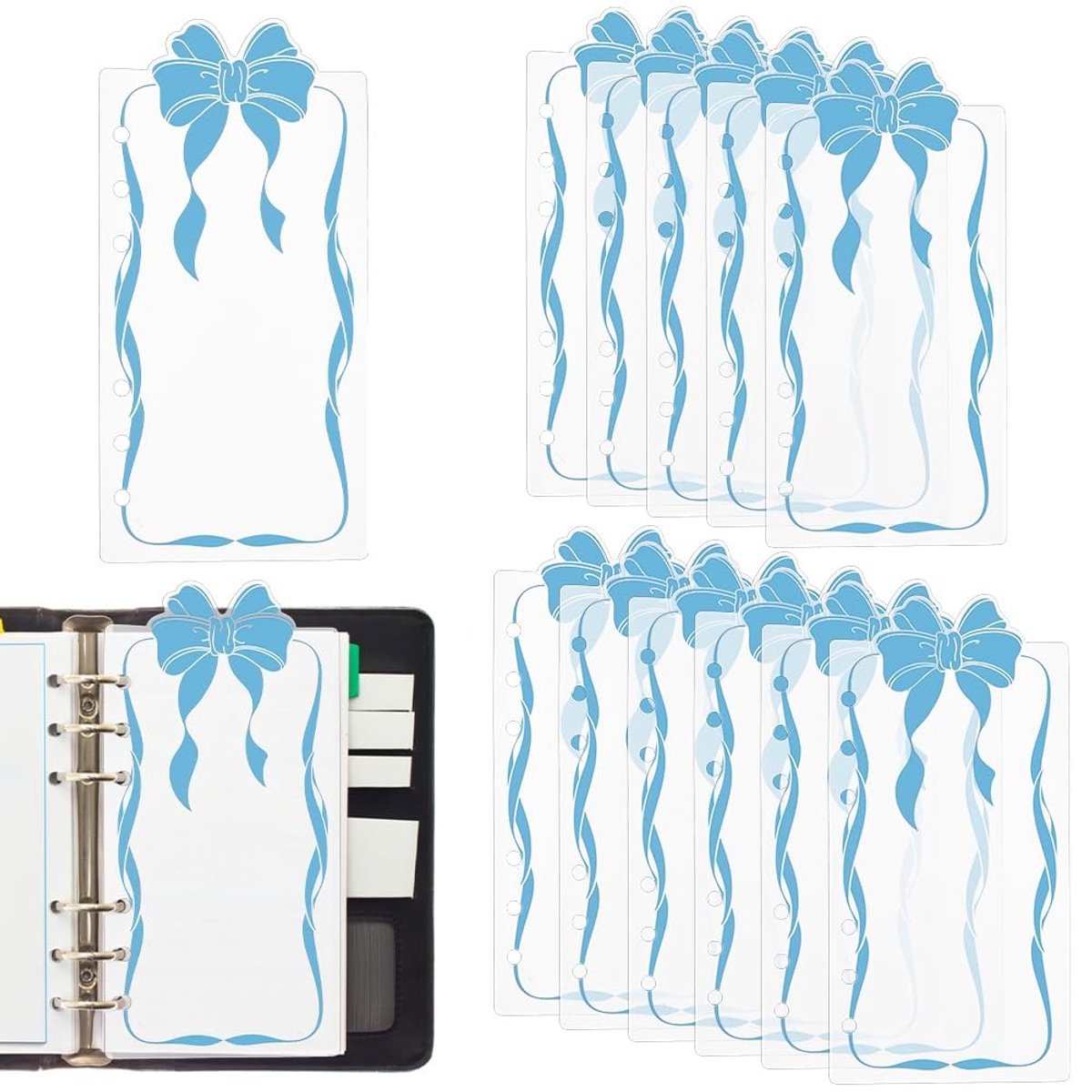 Dailygoods- Mappenverdeler 12 stuks - Planner/scheidingszakken - Documenten organizer - Lichtgewicht - Professionele notitieboeken - Eenvoudige etikettering - Documentenorganizer