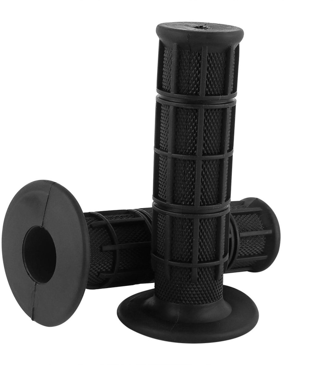 Dailygoods- Motorfietsstuurgrepen 22 mm - Universele Grip - Rubberen Hendel - Geschikt voor de meeste Motorfietsen - Lichtgewicht - Hoogwaardige Kwaliteit - Motorhandgrepen