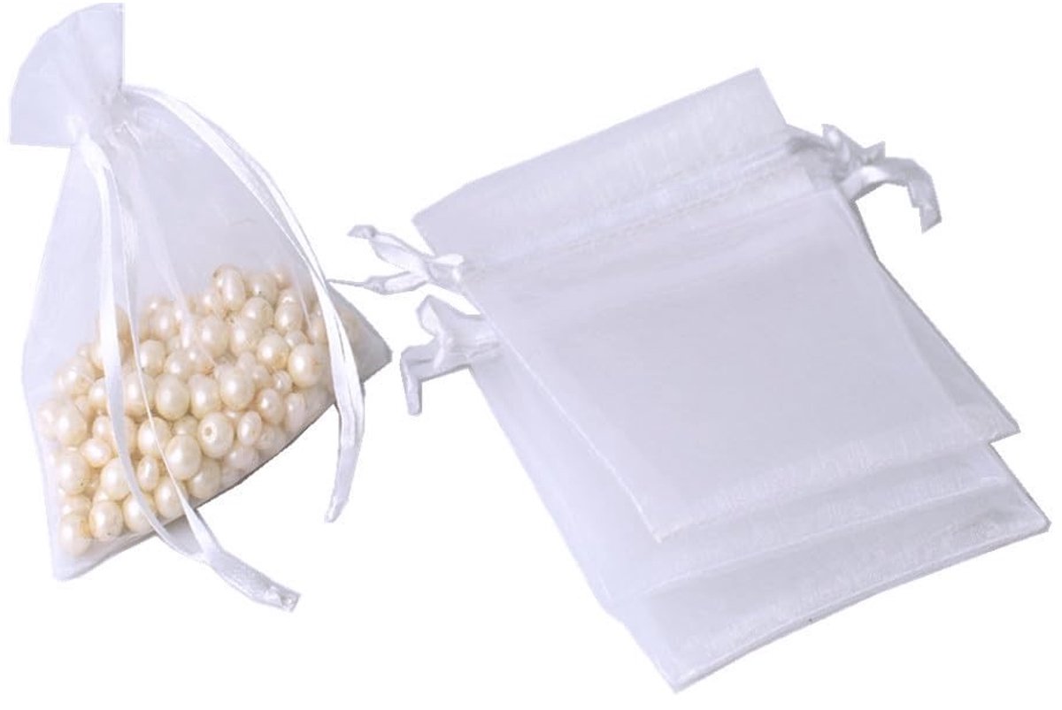 Dailygoods- Organza Zakjes 40 x 60 cm - 20 Stuks - Cadeauzakjes/Snoepzakjes - Sieradenzakjes - Bruiloft/Verjaardag - Geschenkverpakking