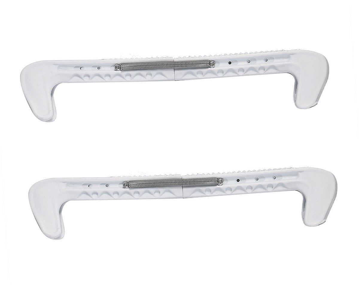 Dailygoods- Mesbeschermers Kunststof - Schaatsbeschermers Noren - Schaatsbeschermers IJshockey - 2 Stuks - Verstelbare Veer - 7 Kleuren