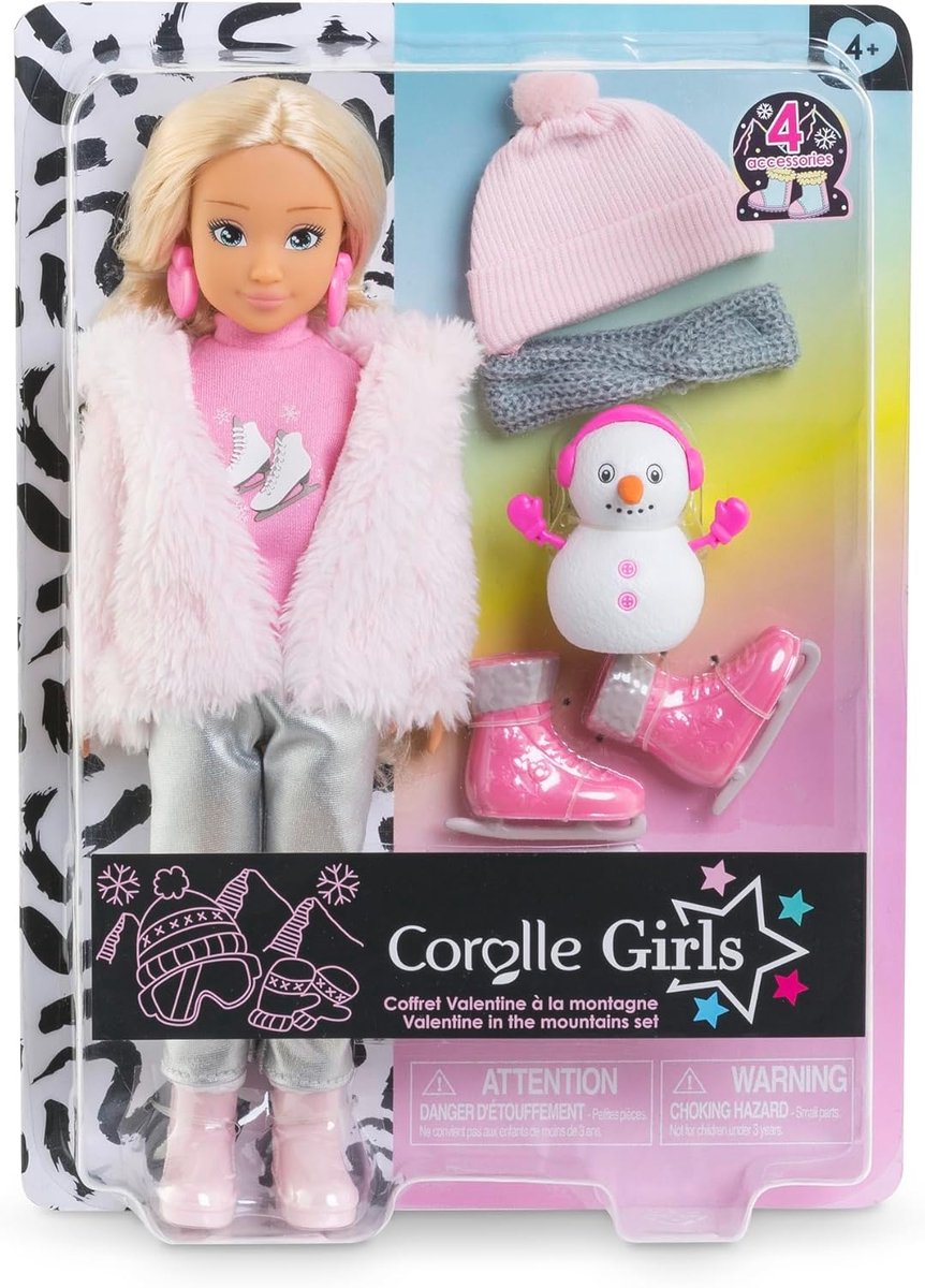 Mode pop - Verkleedpop - Spelen - Vanillegeur - 28 cm - Roze