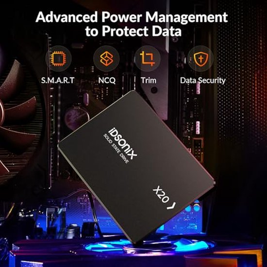 Interne SSD - Opslag Schijf - Snellere Computer - 3D NADA Flash - 2 TB - Zilver — afbeelding 5