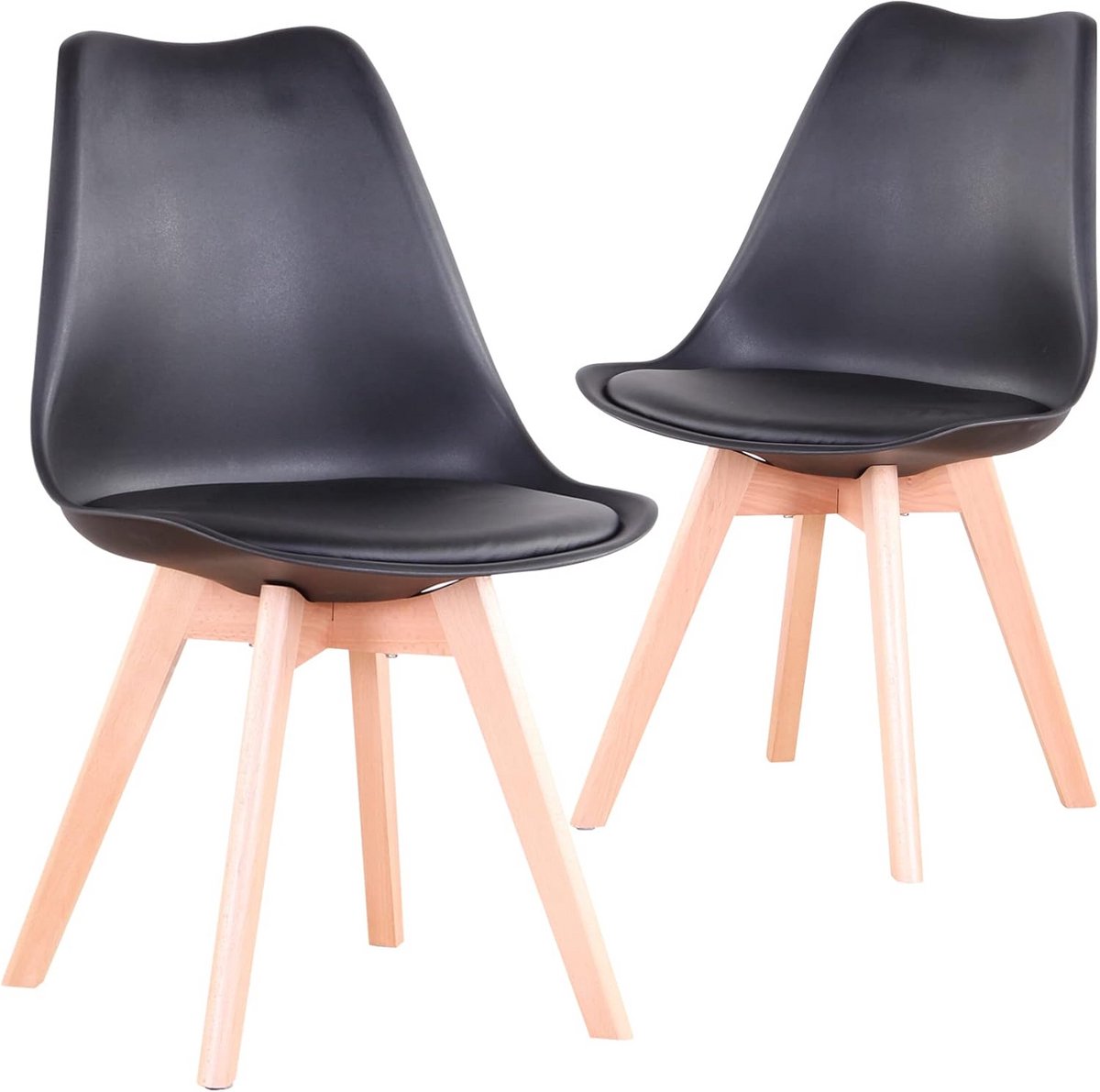 Eetkamerstoelen Set - Keukenstoelen Comfort - Comfortabel Zitten - Ergonomisch Ontwerp - 4