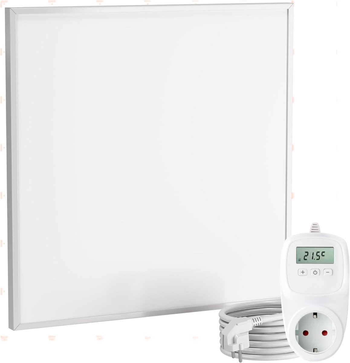 Infrarood Verwarming - Paneel Verwarming - Ruimte Verwarmen - Carbon Crystal Technologie - 60x60 cm - Wit