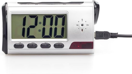 Digitale Wekker met Verborgen Camera - Discreet Toezicht voor Thuis en Kantoor van Merkloos — afbeelding 3