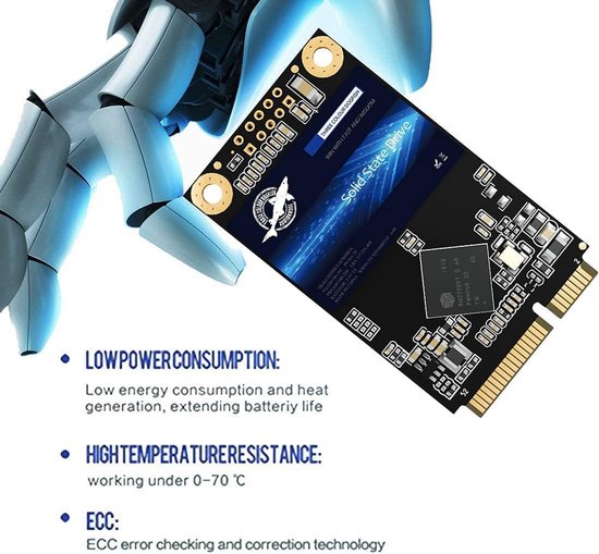 Interne SSD - Solid State Drive - Snellere Computer - Verbeterde Stabiliteit - 16 GB - Msata — afbeelding 4
