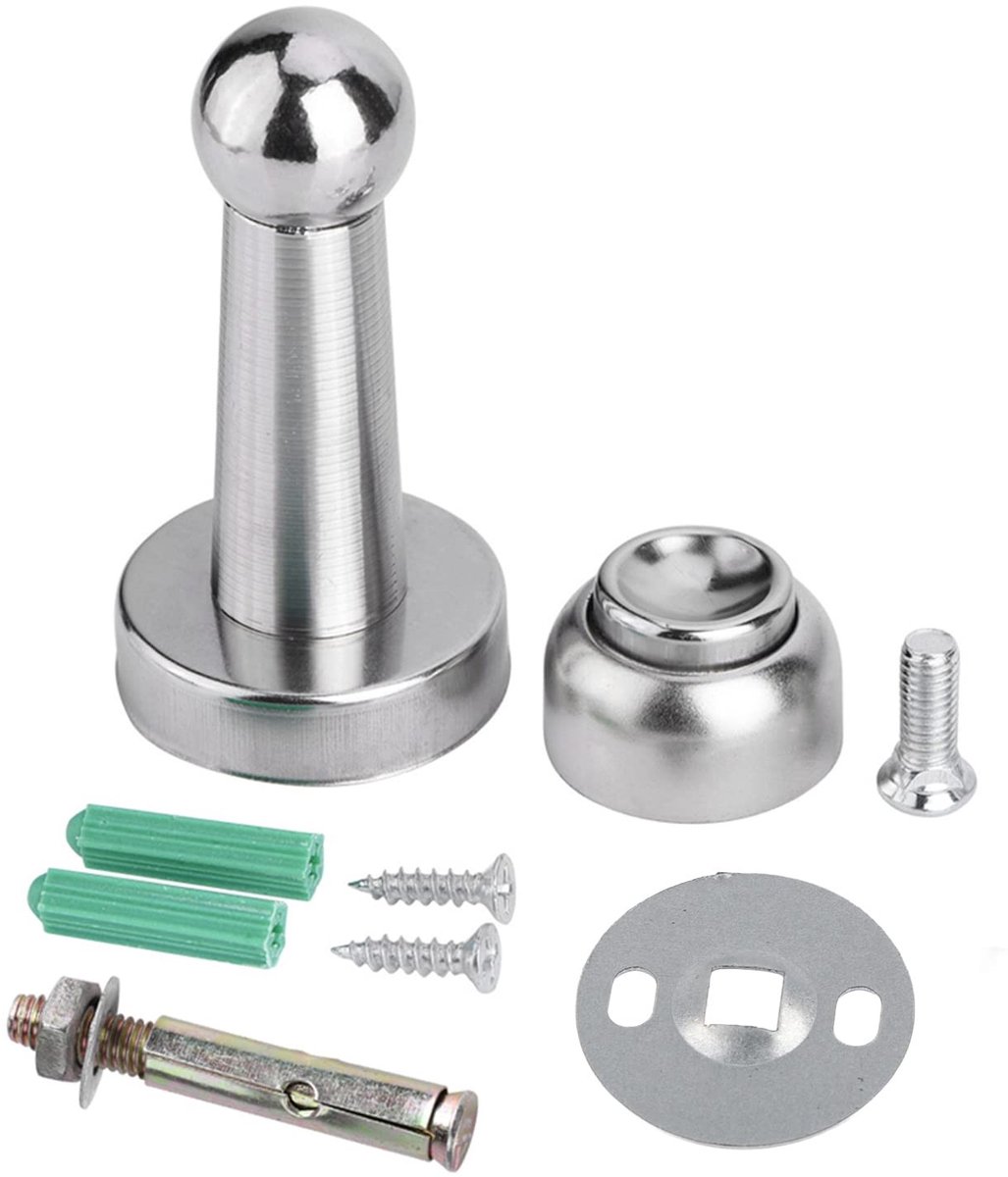 Dailygoods- Deurstopper Roestvrij staal - Deurbuffer - Deurvastzetter - Deurstopper Muur - Deurstopper Buiten - Sterke Magnetische Actie - Deurhouder