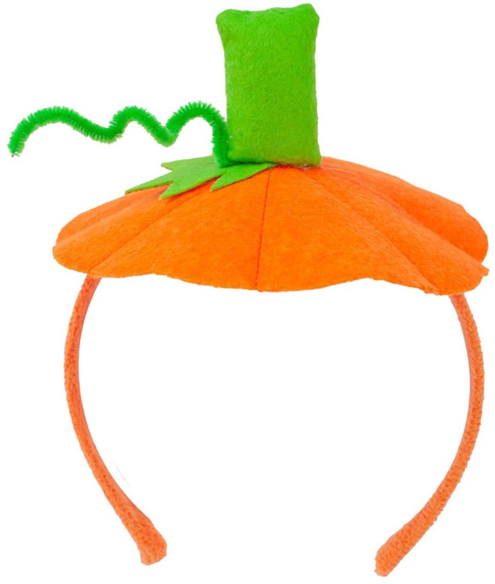 Dailygoods- Hoofdband Pompoen Ontwerp - Halloween Hoofdband - Haaraccessoire - Comfortabel - Zacht - Ademend Materiaal - Feestelijke Haaraccessoire