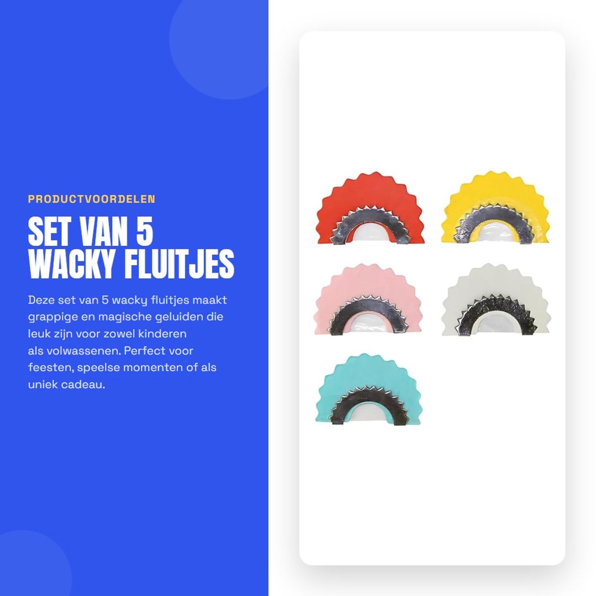 Dailygoods- Fluitje 5 Stuks - Vogel Fluitje - Tong Fluitje - Grappige Geluiden - Speelgoed voor Volwassenen - Magische Geluiden - Speelgoedfluitje