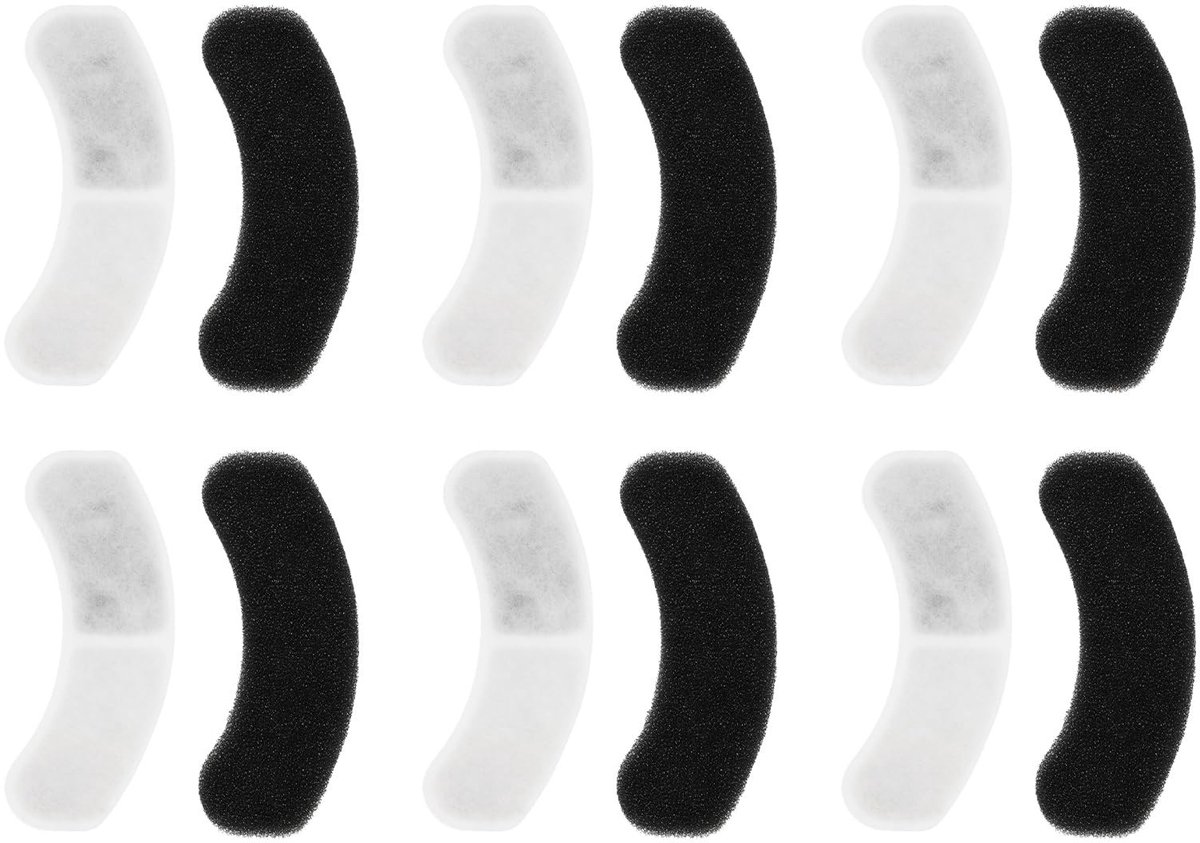 Dailygoods - 12 Stuks Water Dispenser Filter Pads voor Huisdieren - Hygiënisch en Veilig Drinkwater