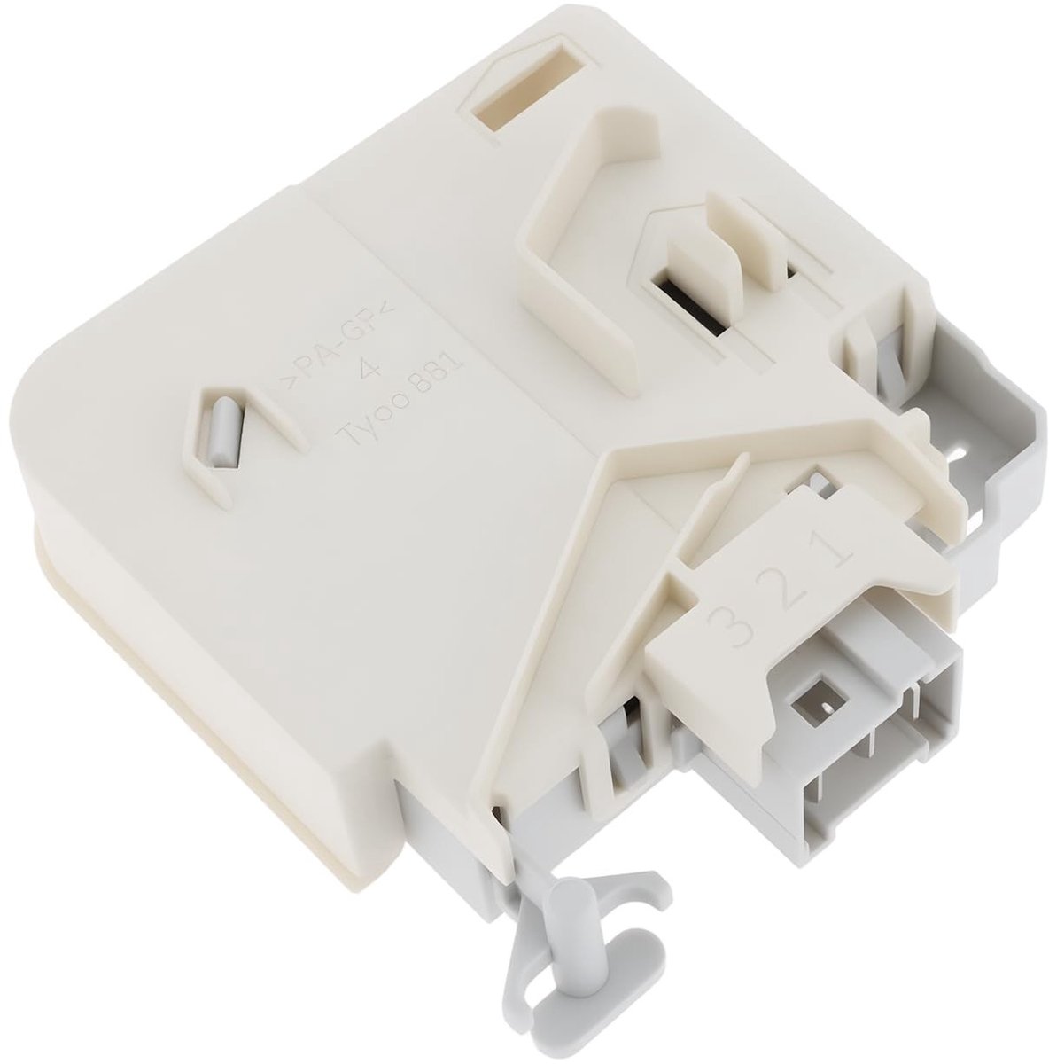 Dailygoods - Wasmachine Deur Interlock Schakelaar 616876 Compatibel met Meerdere Modellen