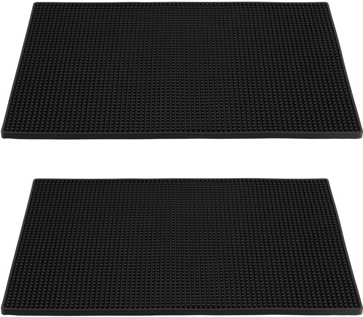 Dailygoods- Staafmat Antislip - Rubber Bar Mat 45 × 30 cm - Grote Morsmat - Slijtvast PVC - Voor Koffie/Keuken/Restaurant - Barmat