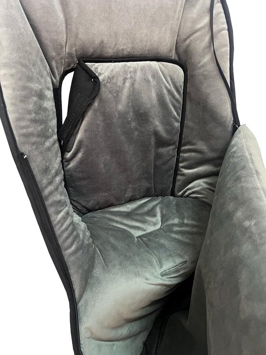 Universele Voetenzak - Baby Winterzak - Wandelen Buiten - Waterdicht Fleece - 60 x 50 cm - Zwart van Universele — afbeelding 3
