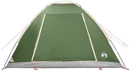 vidaXL - Kamperen - tent - 4-persoons - Groen - Polyester - en - Staal — afbeelding 4