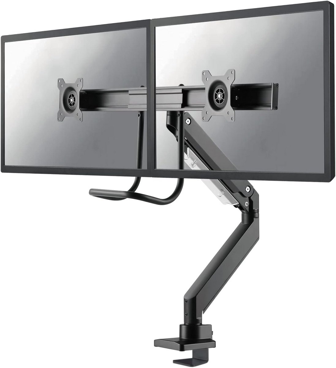 Bureau Monitor Arm - Verstelbare Arm - Ergonomisch Werken - Vrij Beweegbaar - 32 inch - Zwart