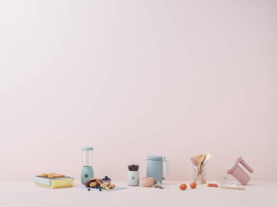Handmixer - Keukenmixer - Desserts Maken - Ergonomische Grip - 9 x 19 x 16.5 cm - Lichtroze — afbeelding 4