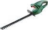 Sécateur Bosch vert avec poignée orange et longs lames de coupe noires.